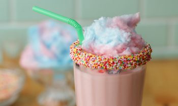 Boozy And Delicious Cotton Candy Milkshake • Tasty