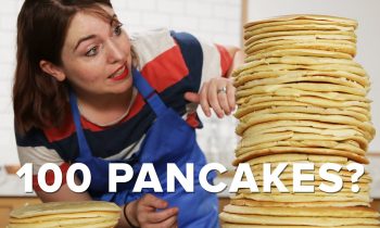 Can You Stack 100 Pancakes? • Tasty
