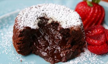 How To Make A Chocolate Lava Cake • Tasty