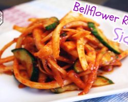 【Korean Food】 Bellflower Roots Side-dish (도라지 무침)