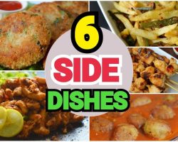 6 SIDE DISHES by (YES I CAN COOK) #SideDishes #Snacks #Simplefood #FriedChicken #TawaChicken #Kabab