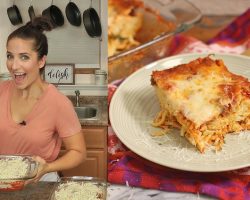 Creamy Baked Spaghetti Casserole