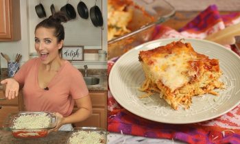 Creamy Baked Spaghetti Casserole
