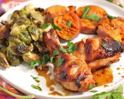 Maple Garlic Chicken | Full Meal