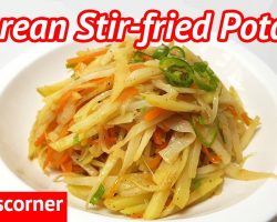 Korean Stir-Fried Potatoes: Gamja Bokkeum (감자볶음 만들기 Vegan Dish)