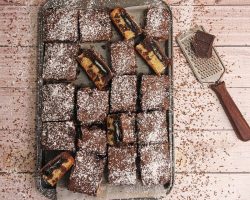 Cookie Dough Oreo Brownies