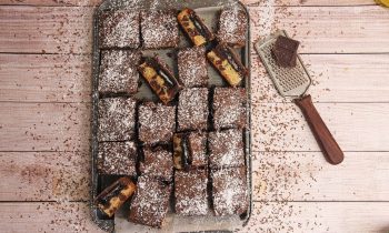 Cookie Dough Oreo Brownies