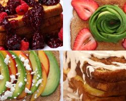16 Ways To Up Your Breakfast Toast Game • Tasty