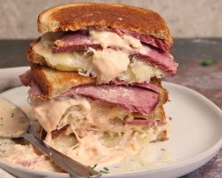 Reuben Sandwiches (Leftover Corned Beef)