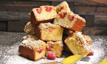 Citrus Raspberry Bars