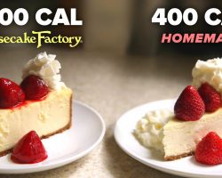 400-Calorie Vs. 1,000-Calorie Cheesecake Slice • Tasty