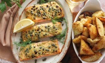 Dijon Roasted Salmon