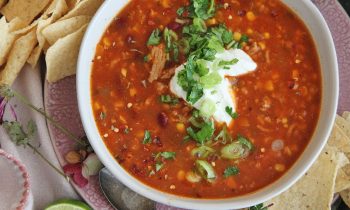 The Easiest Turkey Taco Soup