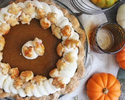 Our First Pumpkin Pie of the Season (real kitchen)