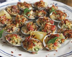 Stuffed Baked Clams