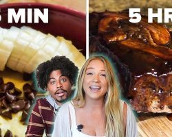 5-Hour vs. 5-Minute Banana Bread • Tasty