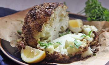 Roasting A Whole Head of Cauliflower