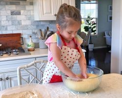 Mia Baking Alone for the First Time