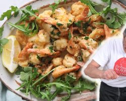 Papa Sal Makes Shrimp Francese