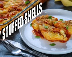 Easy Three Cheese Stuffed Shells