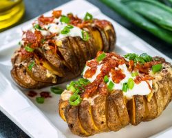 Bloomin’ Baked Potato – Perfect Oven Baked Potatoes