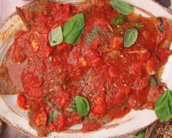 Carne alla Pizzaiola (Beef in Quick Tomato Sauce)