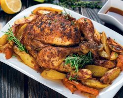 Easy Oven Whole Roasted Chicken