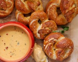 Soft Pretzels with Beer Cheese Dip