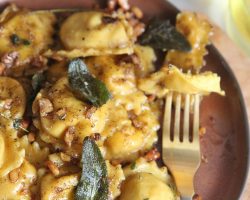 Homemade Pumpkin Ravioli