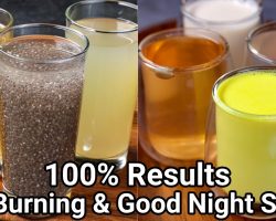 7 Drinks for Fat burn Weight loss & Better sleep at Night | Stress Relieve Natural Homemade Drinks