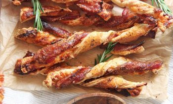 Gruyere Candied Bacon Twists