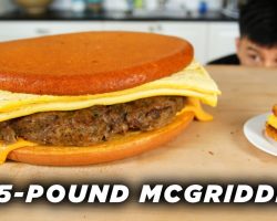 I Made A Giant 25-Pound McGriddle
