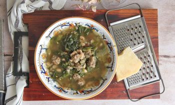 Italian Escarole and Meatball Soup