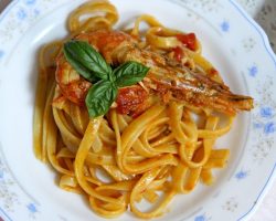 Linguine with Shrimp – by Uncle Tony (in Italy)