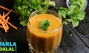 गाजर, पालक और पार्सले जूस | वेजी बूस्ट जूस | carrot, spinach and parsley juice | Veggie Boost Juice