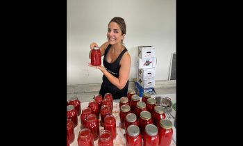 You all ask me every time I use it. Here’s how it’s made. #tomato #passata #canning #italian