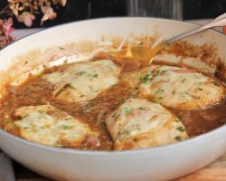 Laura Vitale Makes French Onion Chicken