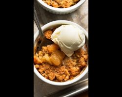 Mini Apple Cobbler