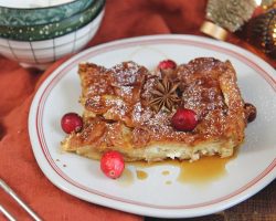 Laura Vitale Makes Eggnog Baked French Toast