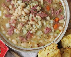 Laura Vitale Makes The Best Ham and Bean Soup with Cheat Cornbread