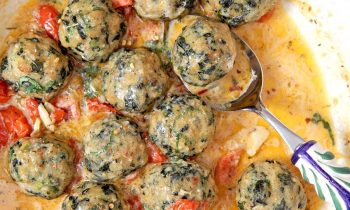 Laura Vitale’s Chicken Meatballs with Creamy Parmesan Sauce