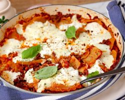 Laura Vitale Makes Skillet Lasagna