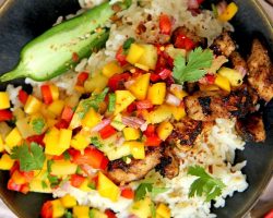 Laura Vitale’s Jerk Chicken Bowls