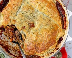 Steak and Guinness Pie