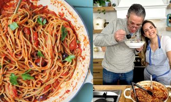 Spaghetti Puttanesca w/ A Special Taste Tester! – Authentic Italian Pasta Recipe