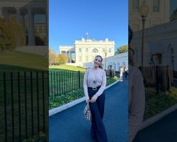 Laura goes to the White House! Little immigrant me would never believe this❤️ @WhiteHouse