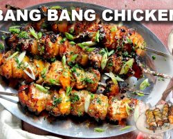 Bang Bang Chicken Skewers – Quick and Easy Recipe!