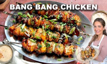 Bang Bang Chicken Skewers – Quick and Easy Recipe!