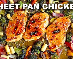 Sheet Pan Teriyaki Chicken & Veggies – 30 Minute Meal!