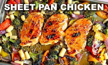 Sheet Pan Teriyaki Chicken & Veggies – 30 Minute Meal!